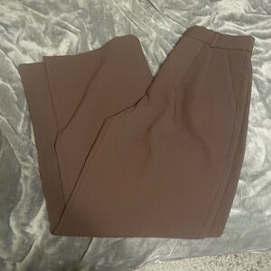 Abercrombie & Fitch curve love espresso brown trousers